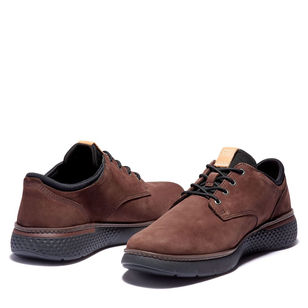 Zapatos Oxford Timberland Hombre Cross Mark Marrones Oscuro - Chile ZTK-839752